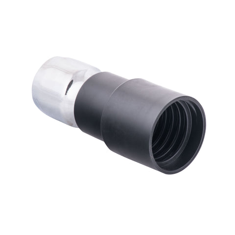 Hose end to wall - all metal to fit 1 1/4" central vacuum non-electric hose