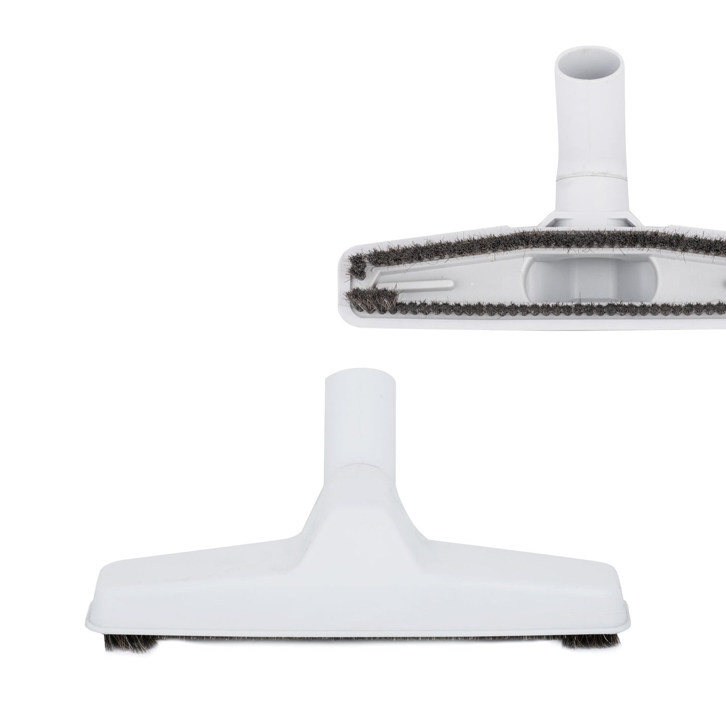 Floor brush - plastic neck - light gray - 10"