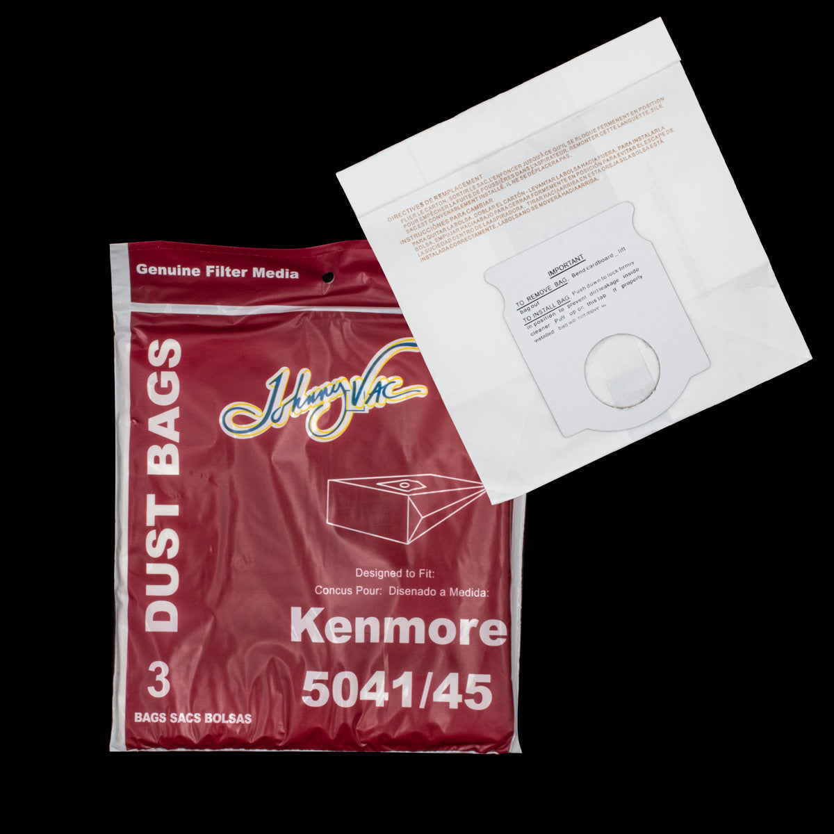 Bag - Paper - Kenmore canister 5041 & 5045, Type H (3)