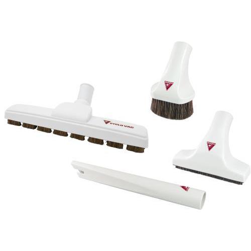 Attachment kit - 4 piece with 12" floor brush - natural bristle - CYCLOVAC