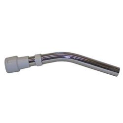 Hose handle - Fitall, curved with hose cuff and air bleeder, gray
