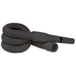WALLYFLEX STRETCH HOSE WITH ENDS - EXTENDS FROM 6.5' TO 28' - BLACK