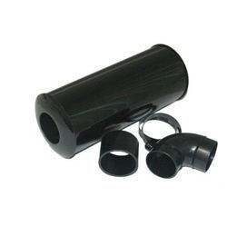 Muffler kit - round with clamp & short elbow