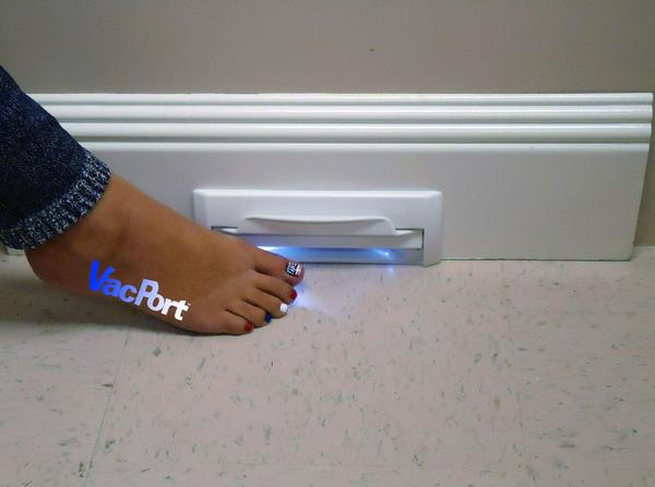 InterVac VacPort Sweeper Pan with Installation Kit