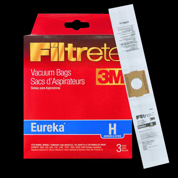 Bag - Paper - Eureka canister Style H with 3 filters (3)