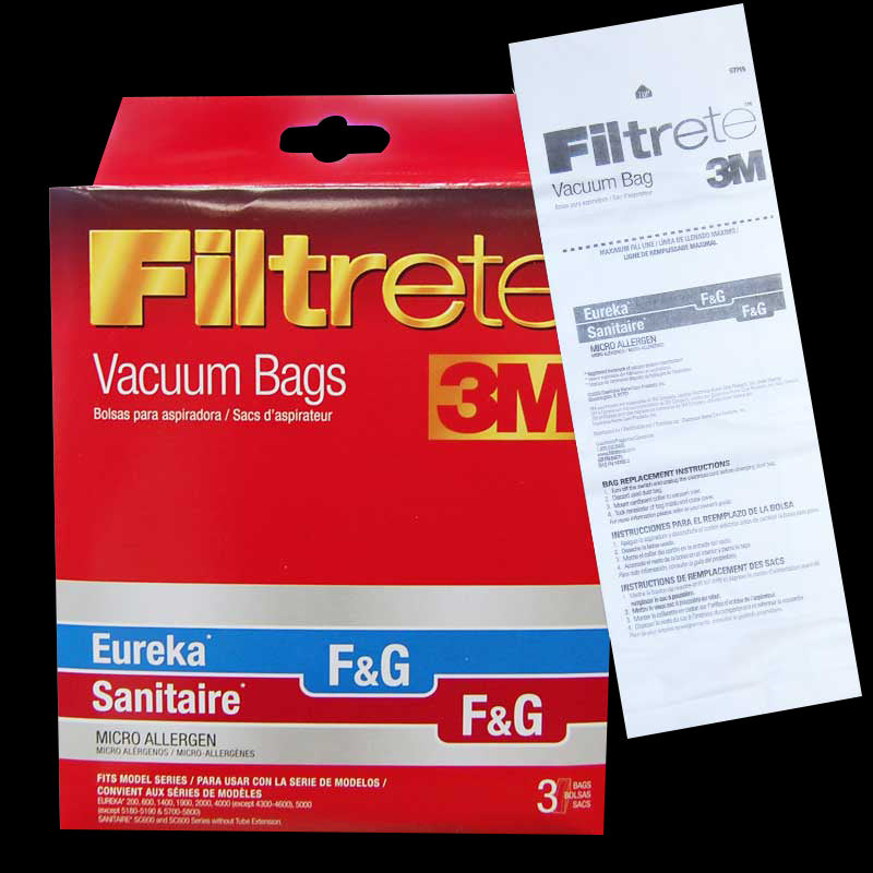 Bag - Paper - Eureka upright / sanitaire / Kenmore upright Style F/G (3) G