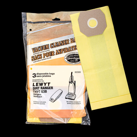 Paper bag - Lewyt upright Type U3B (3/pkg)