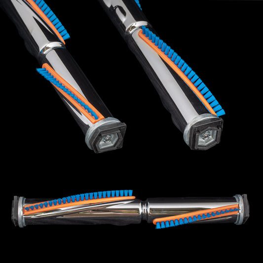 Brush roller - Eureka / Sanitaire Vibra Groomer II - metal with hex ends - 12"