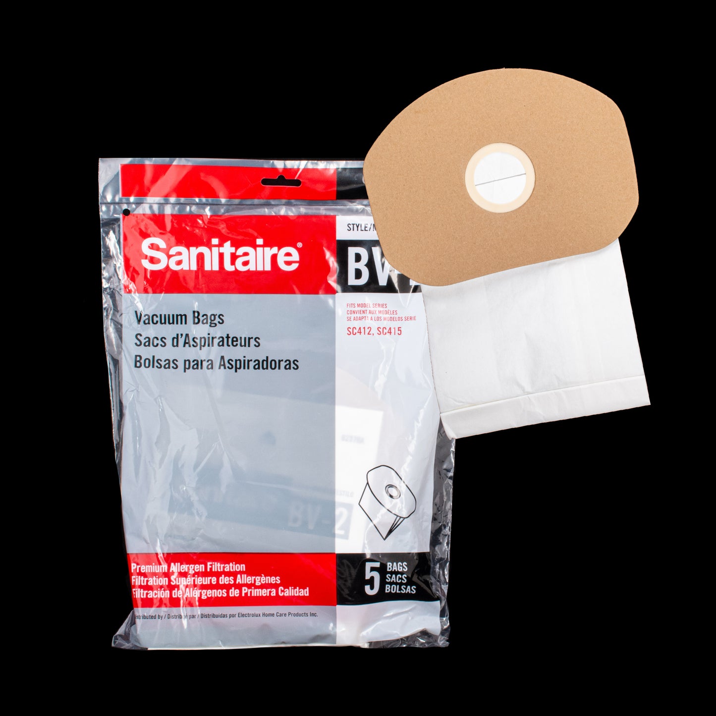 Bags - Paper - Sanitaire / Eureka Backpack - 6 quart capacity - style BV-2 (5)