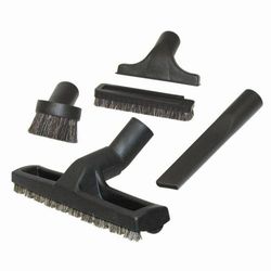 Attachment kit - 5 piece natural bristle - black