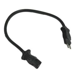 Cord - Fitall pigtail - 10"- black
