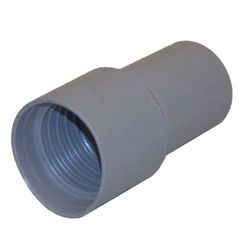 Hose cuff - Fitall 1-1/2" hose to 1-1/4" tool - grey