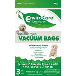 Bag - HEPA - Canister - Kenmore 5055, 50410 & Panasonic canister C19  (3)