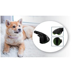 Pet grooming tool with hand release - vacuum & groom