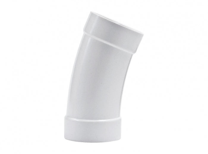 Retractable hose installation elbow - 22.5