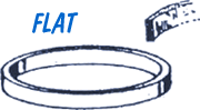 Belt - Flat - Hoover Windtunnel style 160 & Royal Style 22 - 6 1/2" x 1/2"