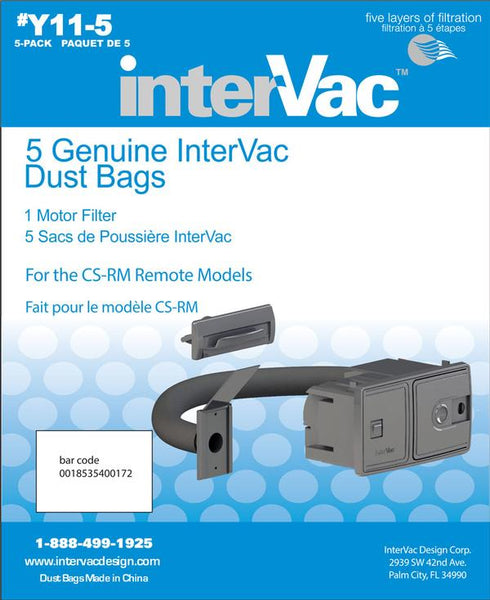 InterVac Y11-5 dust bags (5)